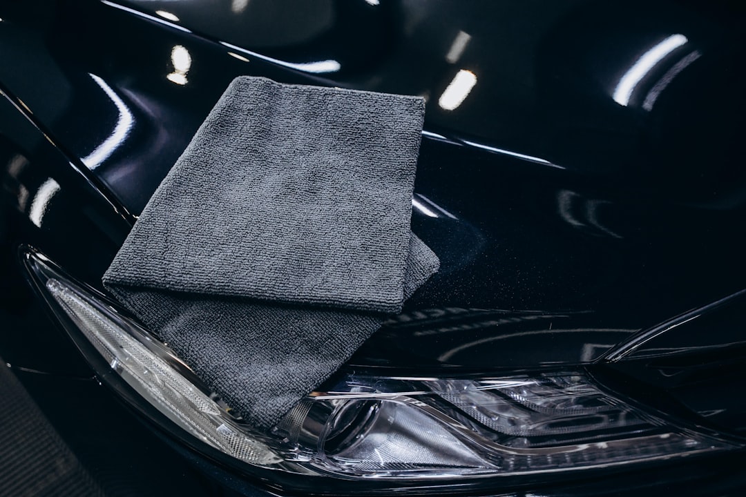 Detailed car exterior after sealing